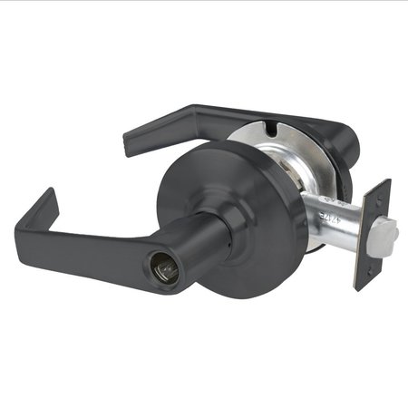 SCHLAGE Grade 2 Office Cylindrical Lock with Field Selectable Vandlgard, Saturn Lever, Conventional Less Cyl ALX50L SAT 622